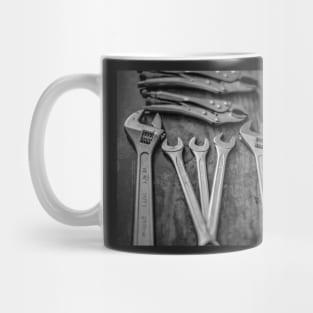 Wrenches, mole grips and spanners Mug